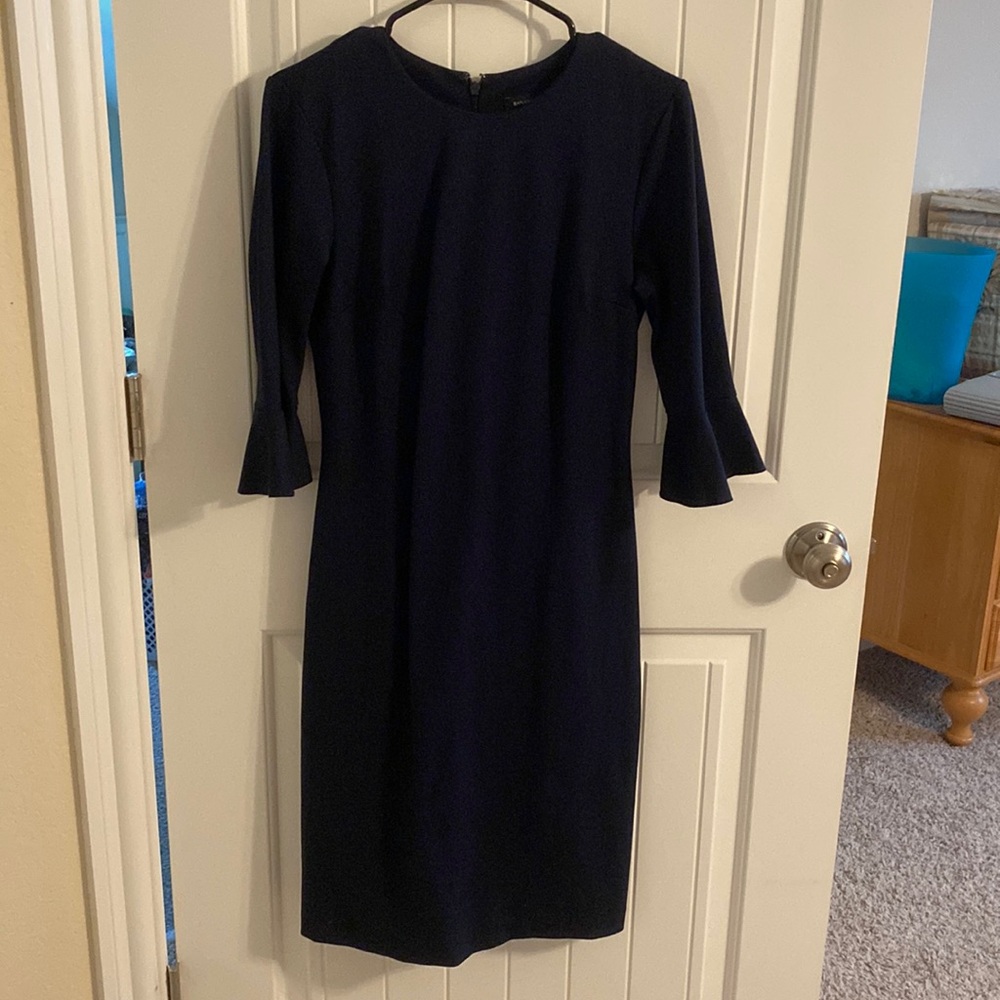 Navy Blue Pencil Dress